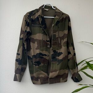 Vintage Camouflage Military Style Jacket